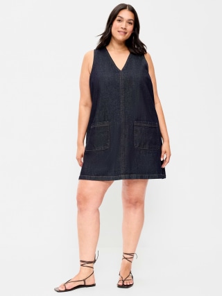 Old Navy Patch Pocket Denim Mini Dress