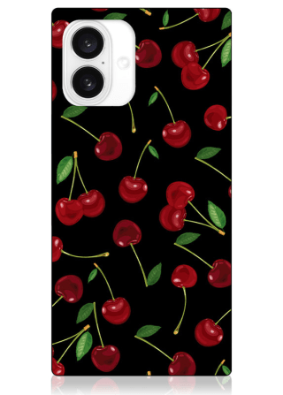 Flaunt Square Very Cherry iPhone Case