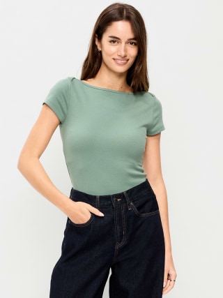 Old Navy Snug Boatneck T-Shirt