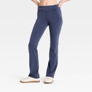 JoyLab Washed Jersey Mini Flare Pants