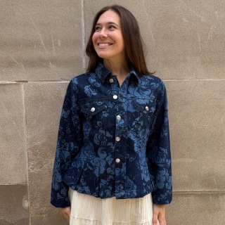 Free Assembly Pleated Peplum Jacket