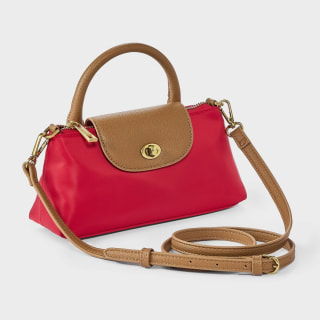 A New Day Elongated Nylon Top Handle Crossbody Bag