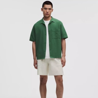 Lululemon Airing Easy Camp-Collar Shirt Textured