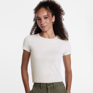 Scenario Rib Tee with Short Sleeves