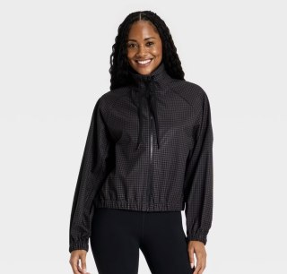 All in Motion Picot Trim Windbreaker Jacket