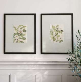 Threshold x Studio McGee Floral Framed Wall Art (Set of 2)