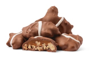 Milk Chocolate Pecan Clusters (No Sugar Added)