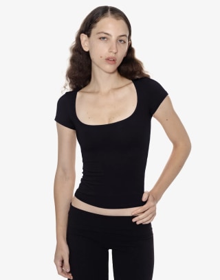 Los Angeles Apparel Squareneck Top