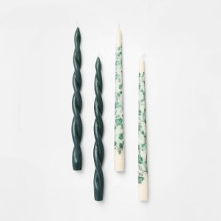 Threshold X Studio McGee Twist and Pattern Taper Candles (Set of four) 
