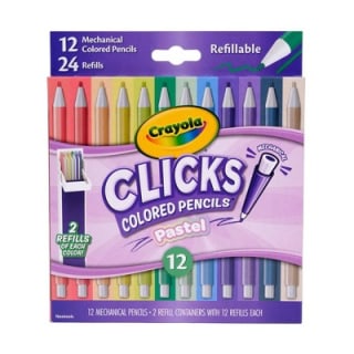 Crayola Clicks Mechanical Colored Pencils and Refills