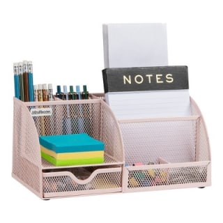 Mind Reader Metal Mesh Desktop Organizer