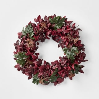 Threshold x Studio McGee Plum Berry Wreath 