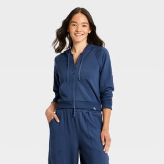 Joylab Active Full Zip Hooded Sweatshirt