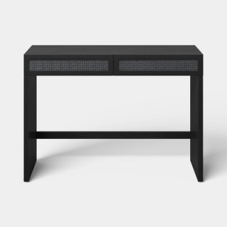 Threshold Woven Desk with Two Drawers 