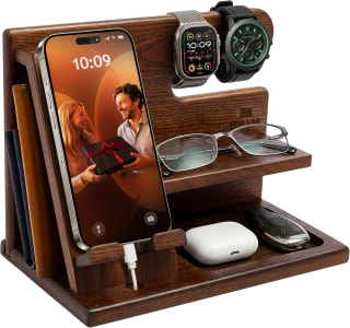 Teslyar Wood Phone Docking Station