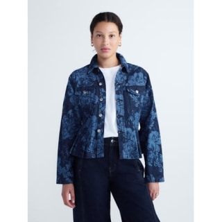 Free Assembly Pleated Peplum Jacket