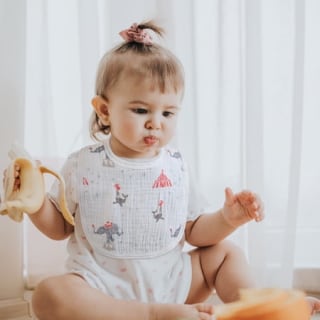 Gllquen Baby Muslin Cotton Cloth Bibs