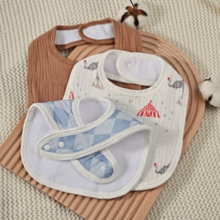 Gllquen Baby Muslin Cotton Cloth Bibs