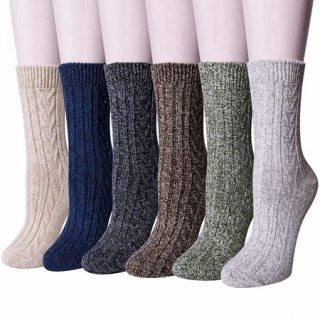 Loritta Wool Socks (Pack of 6)