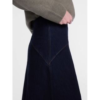 Scenario Flare Denim Skirt