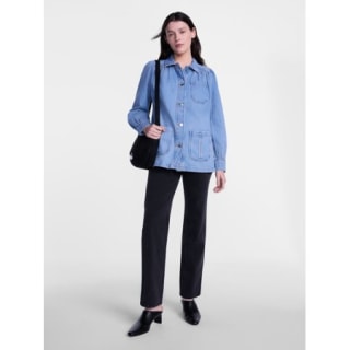 Scenario Chore Jacket with Long Puff Sleeves