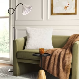 Threshold Oversized Square Faux Shearling Throw Pillow