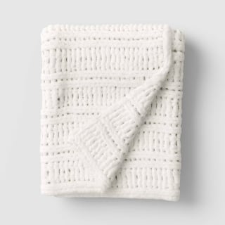 Threshold Chunky Chenille Rib Knit Throw