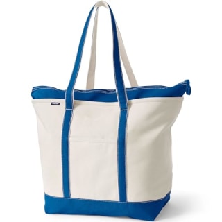 Land’s End Zip Canvas Tote