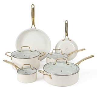 Martha Stewart Lockton Nonstick 10-Piece Cookware Set