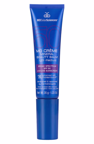 MDSolarSciences Mineral Beauty Balm Broad Spectrum SPF 50, Light/Medium, 1.23 fl.oz.