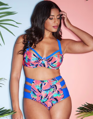 Figleaves Curve Harness Detail Bikini Top