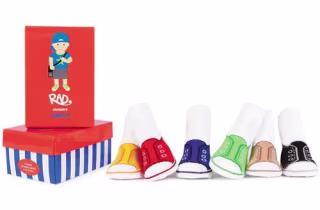 Trumpette 6 Pair Sock Set - Rad Johnny-0-12 Months