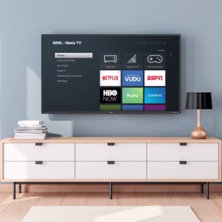onn. 40" Class FHD (1080P) Roku Smart LED TV (100005395)
