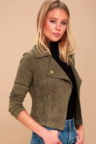Orson Vegan SuedeMoto Jacket