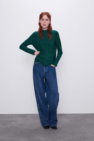 Pleated Tee Shirt