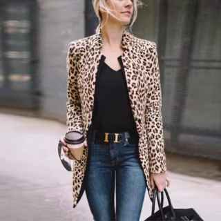 Women's Long Sleeve Blazer Cardigan