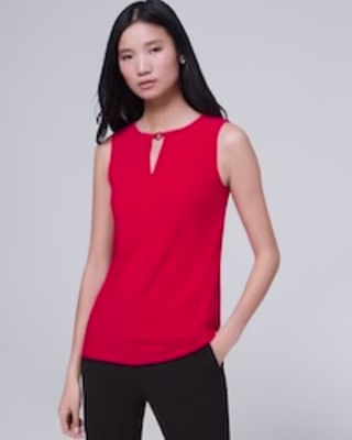 White House Black Market Layered Top