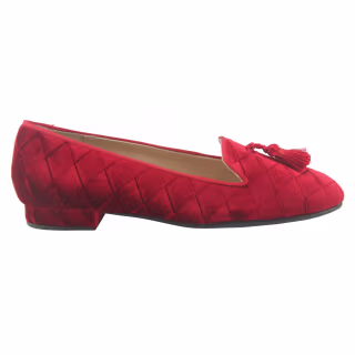 Eloise - Red Quilt Velvet