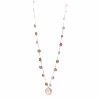 Marlyn Schiff Long Disc Necklace