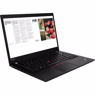 Lenovo ThinkPad T490 20N20028US 14" Notebook - 1920 x 1080 - Core i7 i7-8565U - 8 GB RAM - 256 GB SSD - Glossy Black - Windows 10 Pro 64-bit - Intel UHD Graphics 620 - In-plane Switching (IPS) Te