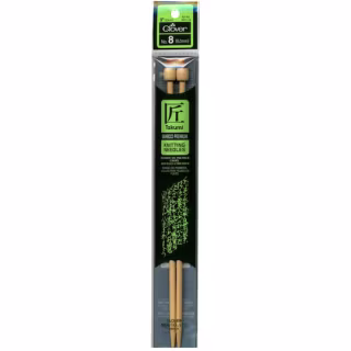 Clover Takumi Bamboo Single Pointed Knitting Needles