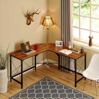 Mr Ironstone L-Shaped Desk