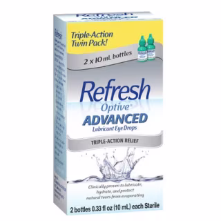 Refresh Optive Advanced Lubricant Eye Drops