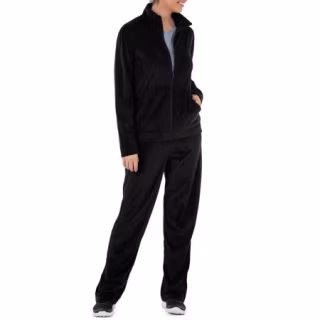 Athletic Works Women's Athleisure Velour Tracksuit
