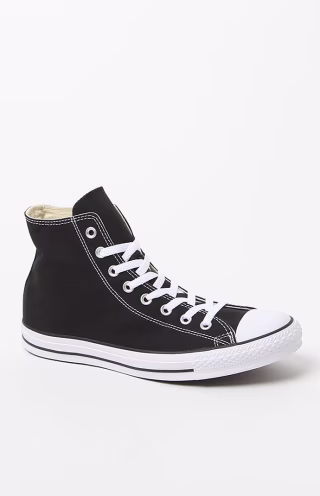 Converse Chuck Taylor Black & White High Top Shoes