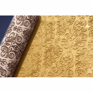 Christmas Wooden Rolling Pins, Engraved Embossing Rolling Pin with Flower Pattern for Baking Embossed Cookies, Cute Rolling Pin Kitchen Tool for Kids and Adults Large