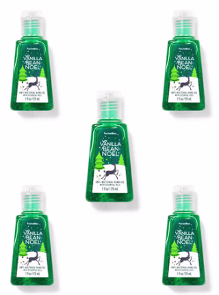 Bath & Body Works Vanilla Bean Noel Hand Sanitizer (5-Pack)