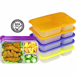 SimpleHouseware Reusable Meal Prep Container Boxes
