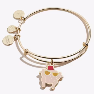 Friends Thanksgiving Turkey Charm Bangle