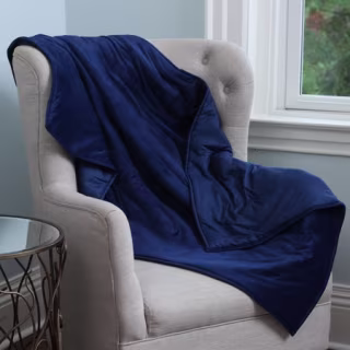Tranquility Kid's Weighted Blanket, 6Lbs With Washable Cover, Blue